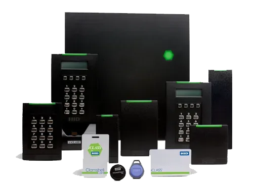 Access control readers, keypads and cards